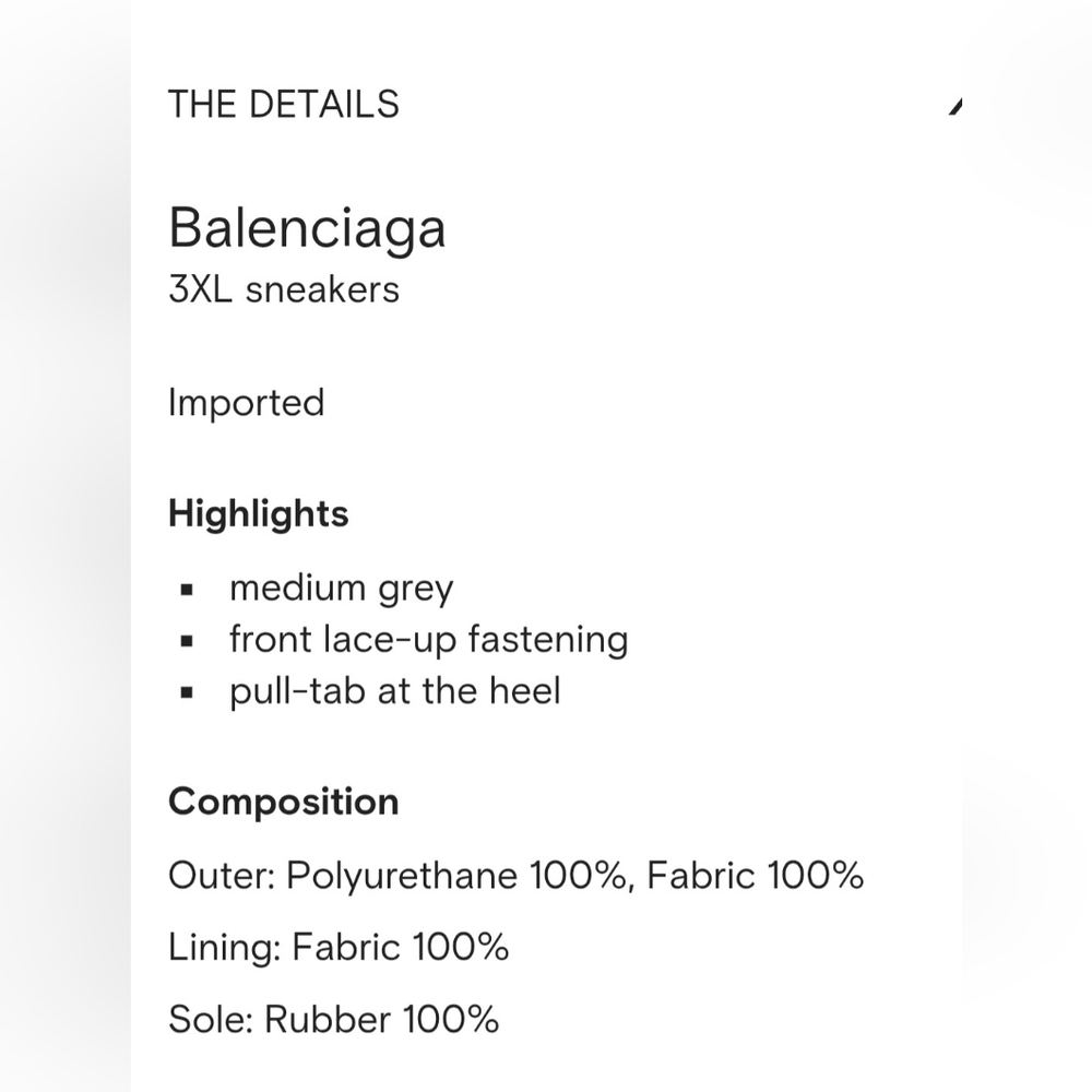 Balenciaga  3XL  Sneakers - Picture 7 of 7